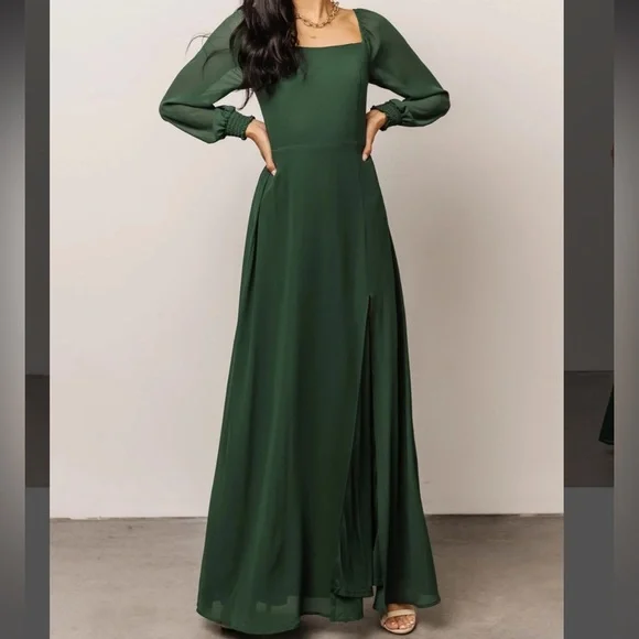 Baltic Born Green Maxi Dress - Picture 2 of 12